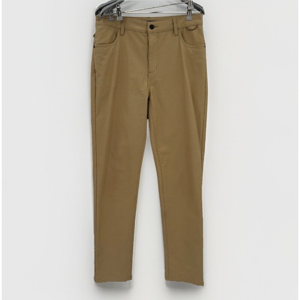 Backcountry Knit Canvas Basis Everyday Pant in Starfish Khaki BCCZ2RM sz 30 Mens